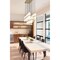 Z-Lite Cayden Linear Chandelier, 23-Light, 18in W x 54in L x 16.75in H, Modern Gold/Clear + Etched Opal 1946P-23L-MGLD - alternate 8